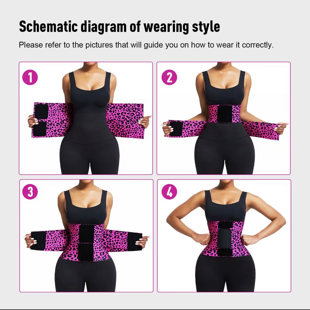 Belt Waist Cincher Belt Tummy Control Body Shaper With Triple Wrap for Women Waist Trainer