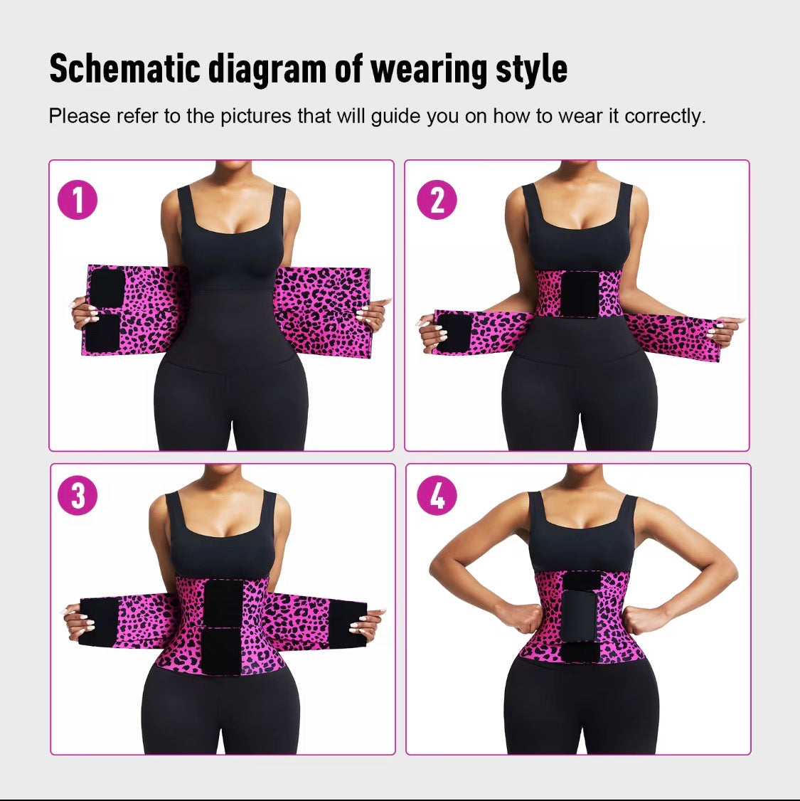 Belt Waist Cincher Belt Tummy Control Body Shaper With Triple Wrap for Women Waist Trainer