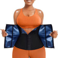 Wonder Waist Sweat Waist Belt – 3-Row Hook & Zipper Sauna