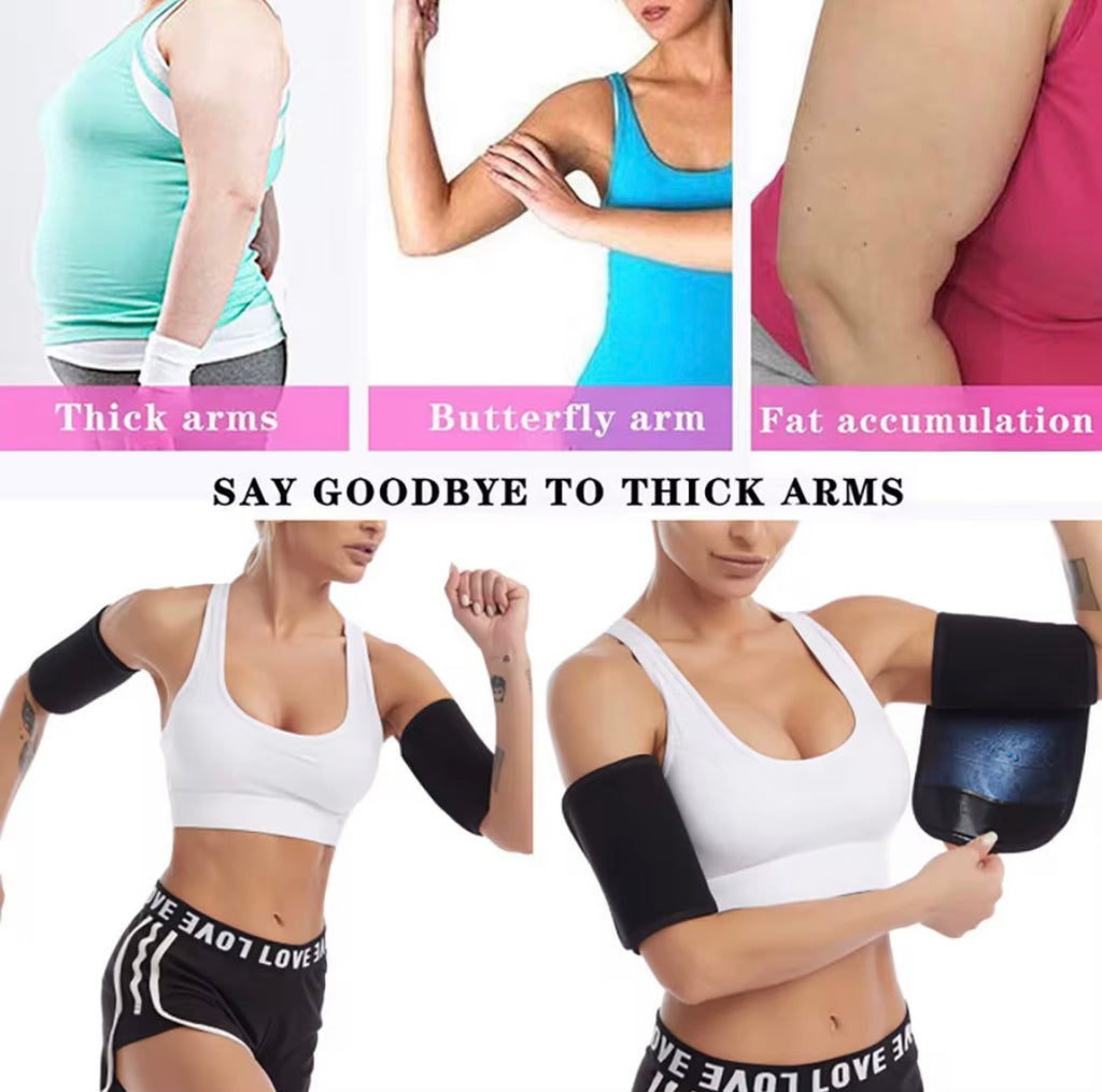Wonder Waist™ Neoprene Arm Slimmer Sleeves – Sauna Sweat Compression Wraps