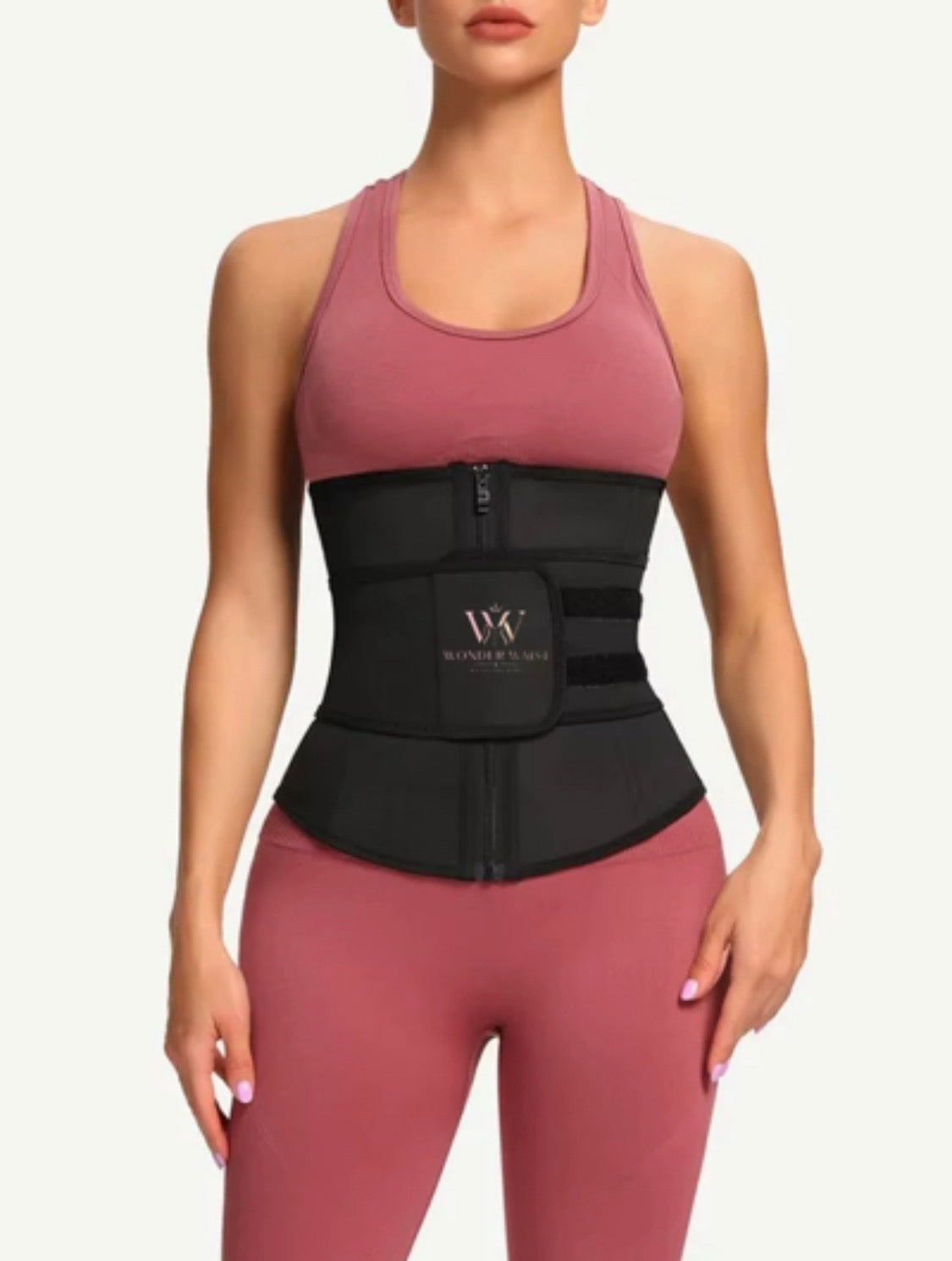 Wonder Waist™ Slimming Waist Trainer – Steel Boned Sweat Belt