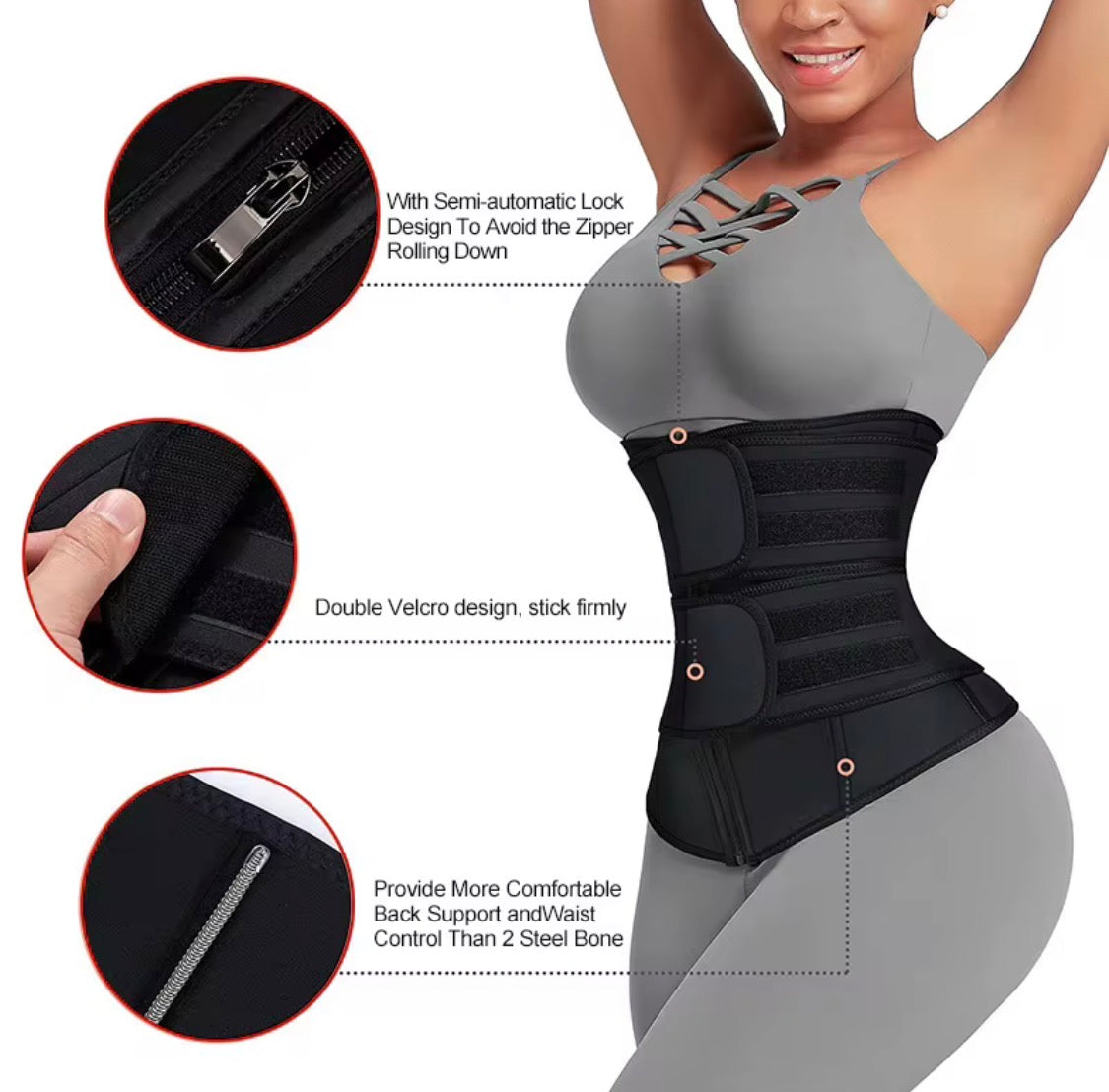 🔥 Get Snatched & Feel Confident with the Wonder Waist™ Waist Trainer! 🔥